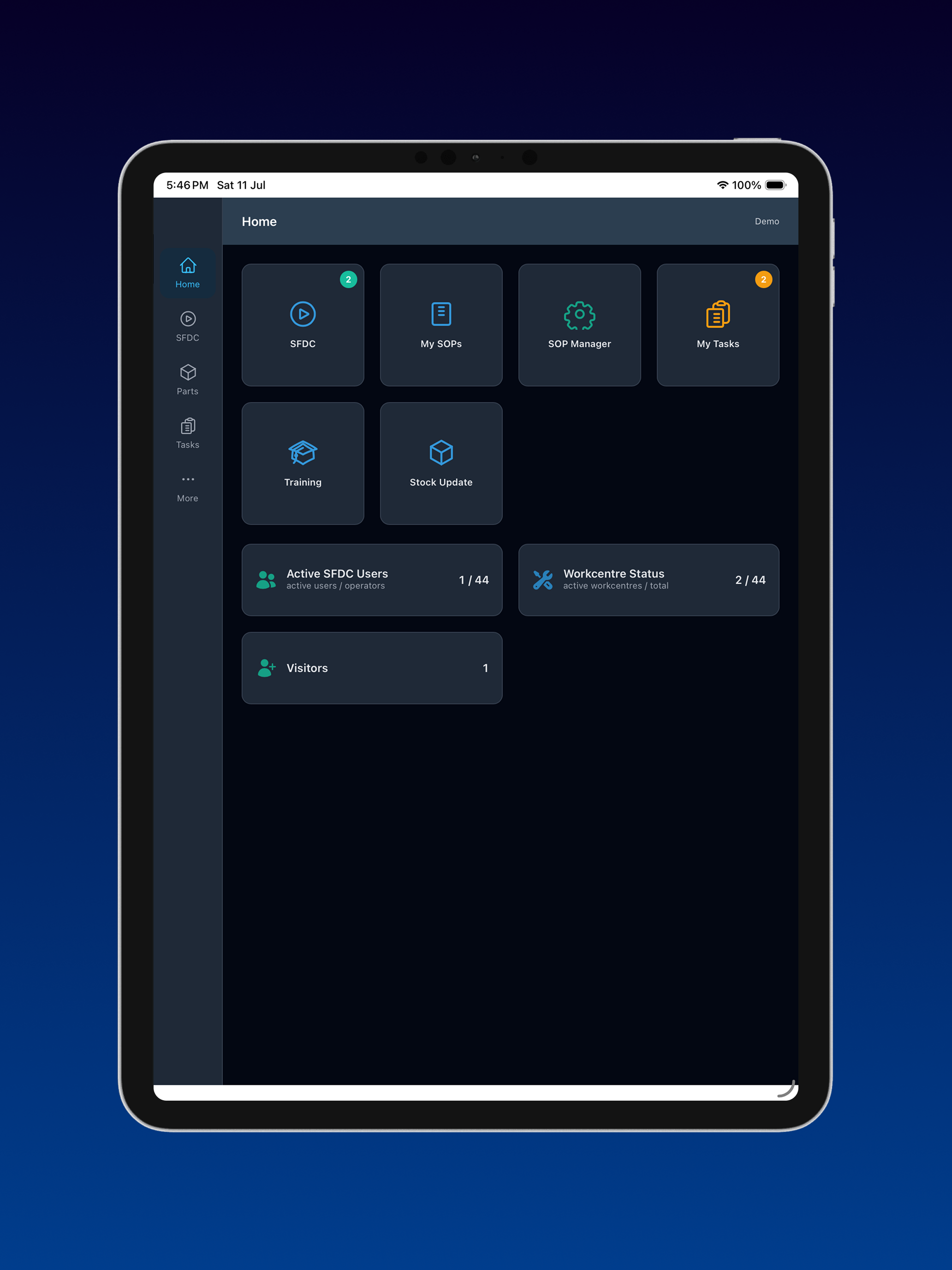 Fraction ERP screenshot 6