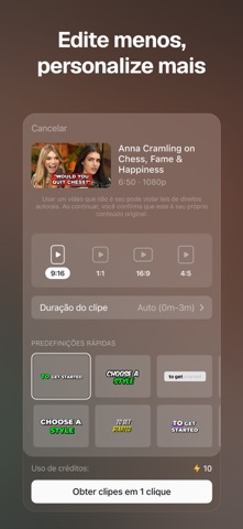OpusClip - AI video clipping iPhone screenshot 5
