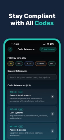 Ventora - AI HVAC Assistant screenshot