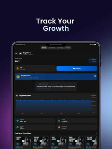HeightMax iPad screenshot