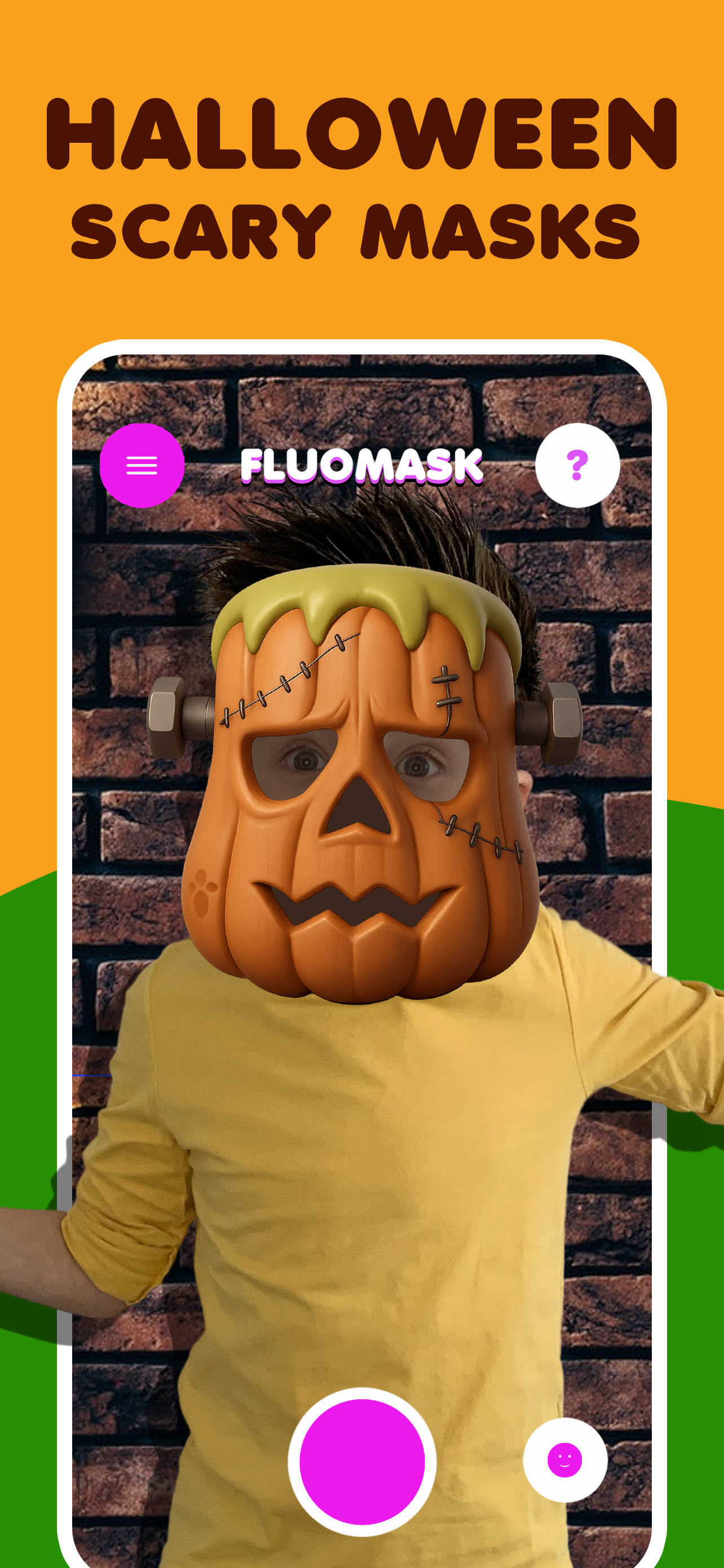 Face filter kids game FluoMask screenshot 8