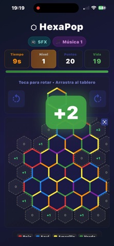 Hexapop screenshot