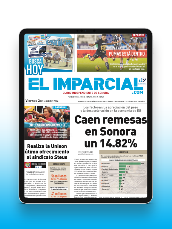 Grupo Healy iPad screenshot 6 - News app