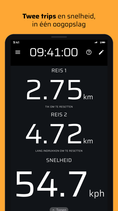 Rally Tripmeter iPhone screenshot 1