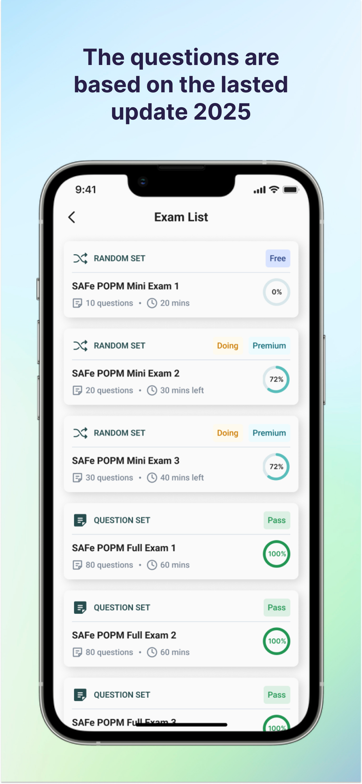 SAFe POPM Exam Simulator