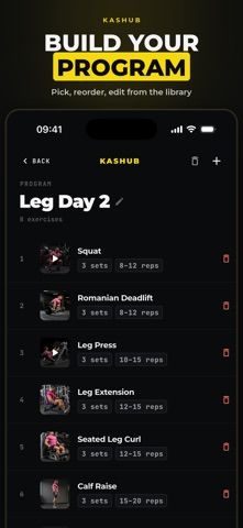 KASHUB: Gym Workout Tracker Screenshot 4 of 6