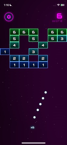 Neon Bricks: Brick Breaker screenshot