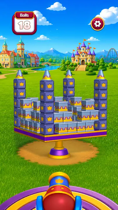 Royal Smash! : Physics Puzzle iPhone Ekran Görüntüsü 4