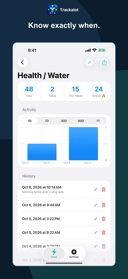 Trackalot screenshot 3