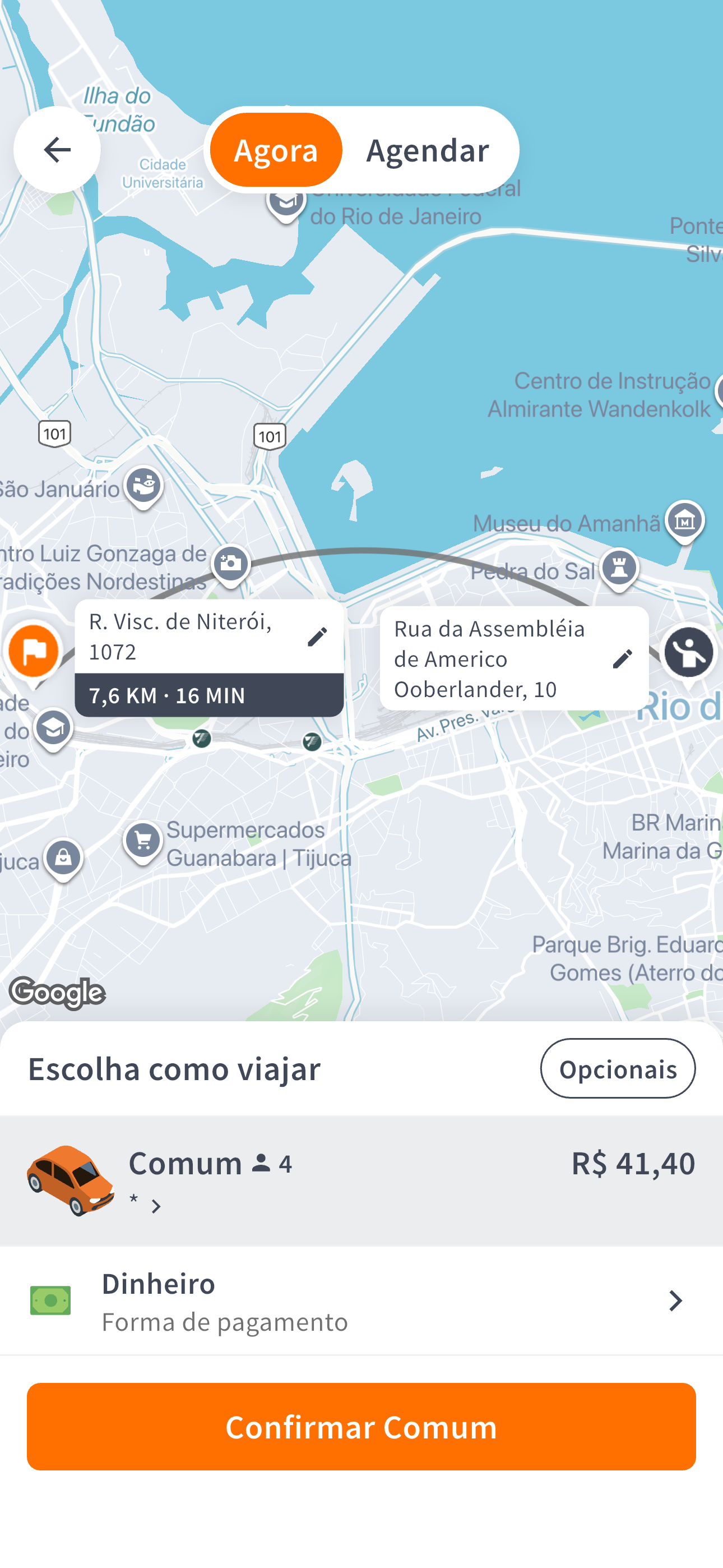 Serra Driver Passageiro