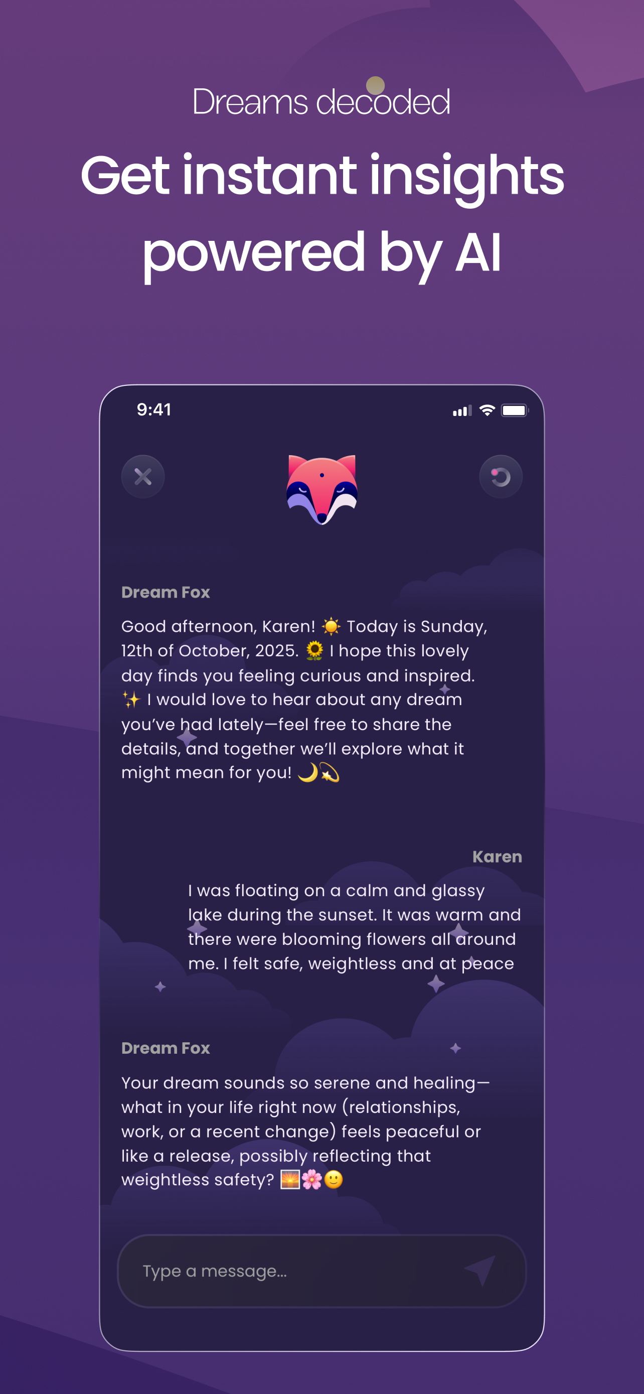 Dream Fox - AI Dream Analysis screenshot 3