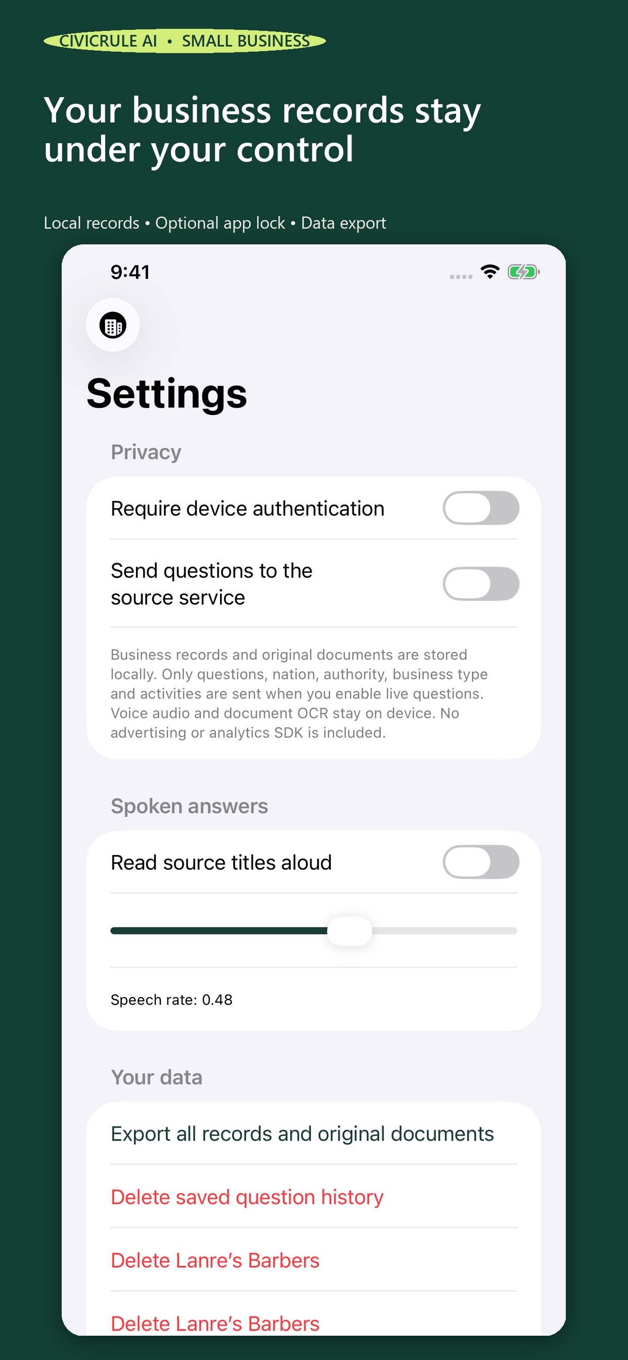 Screenshot 10 of CivicRule AI