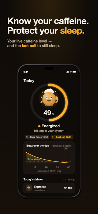 LastSip: Caffeine & Coffee Screenshot 1 of 7
