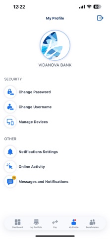 Vidanova Mobile Banking Screenshot 5 of 7
