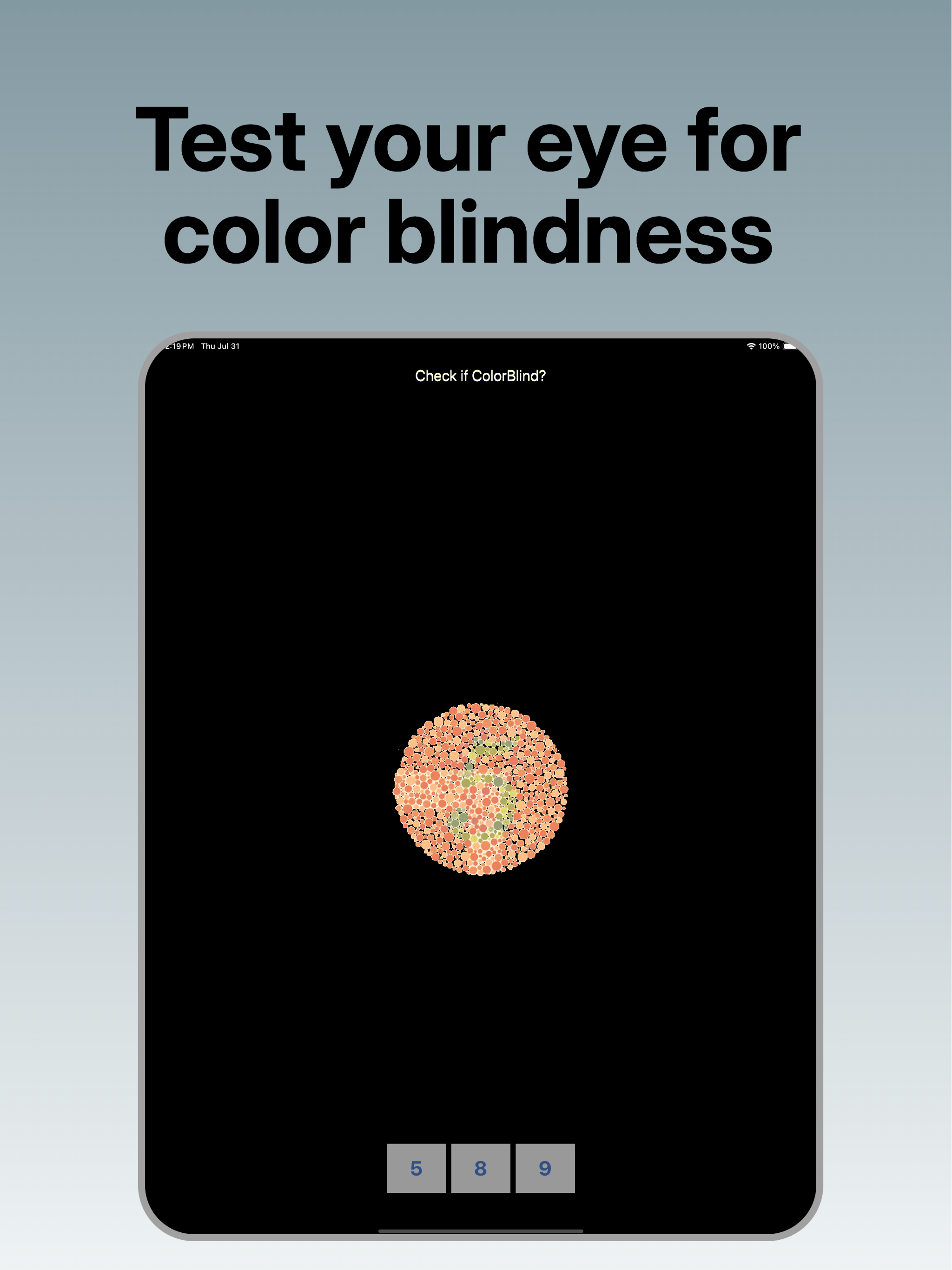 Check if ColorBlind?