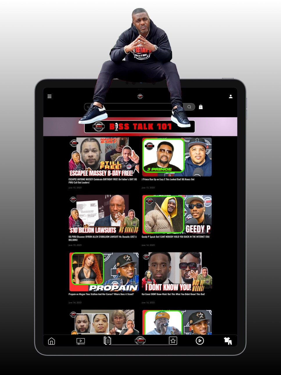 iPad screenshot
