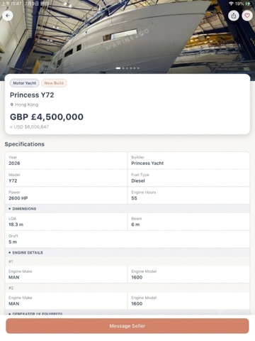 Marine2Go iPad screenshot