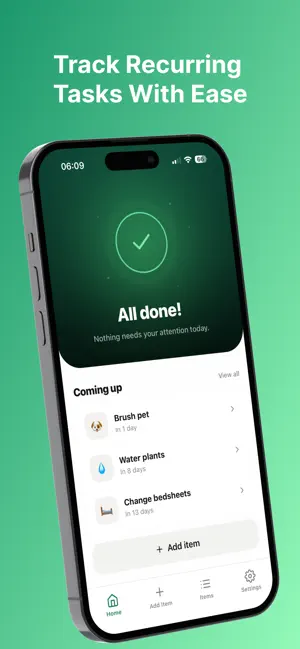 Last Done: Recurring Tasks screenshot 1