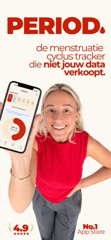 PERIOD. Menstruatiekalender iPhone screenshot 1