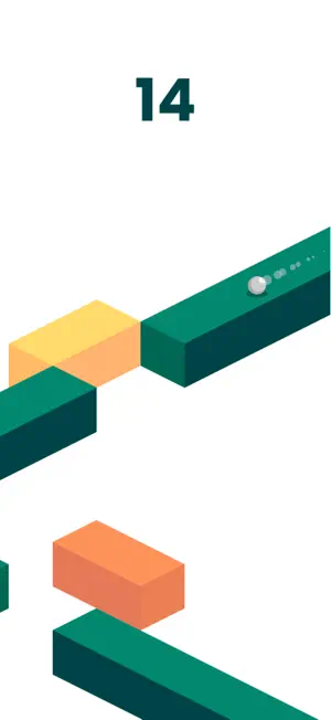 Don't Slip Off: Zigzag Ball screenshot 2