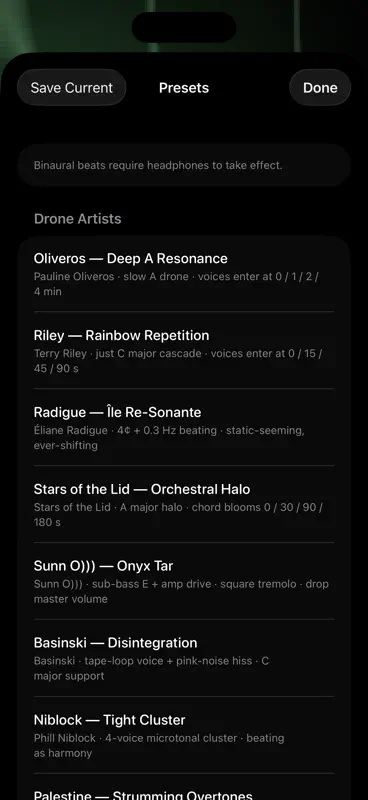 Drone Meditations screenshot 4 of 10