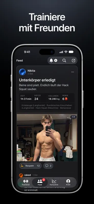 Logr: Trainingstagebuch Gym screenshot 3 of 5