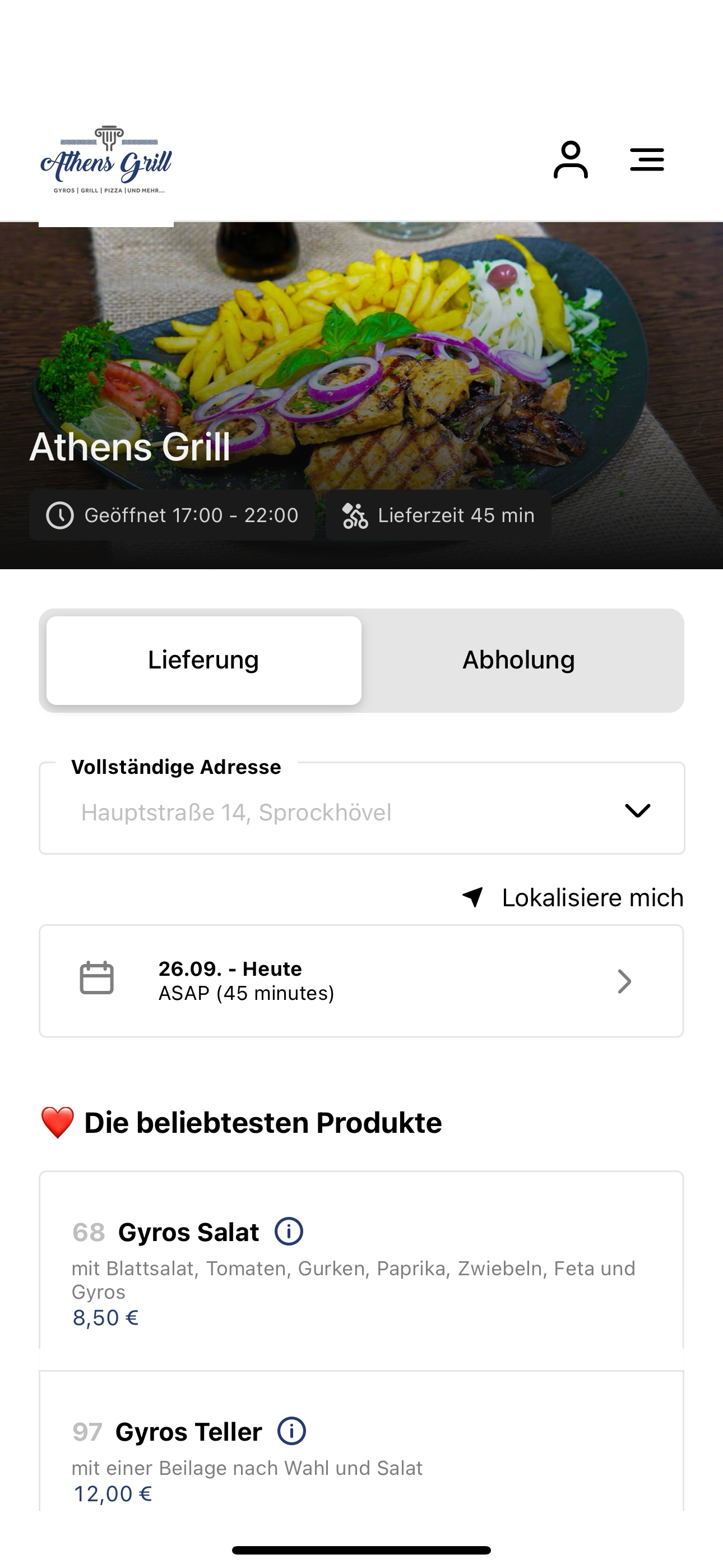 Athens Grill Sprockhövel