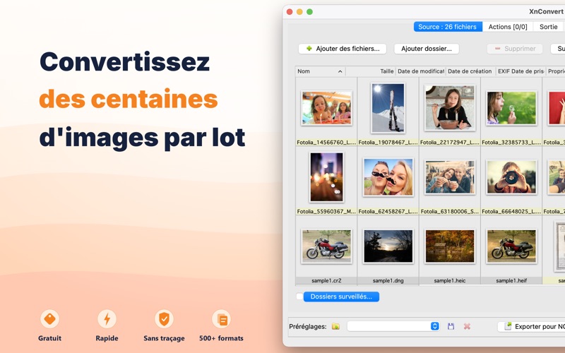 Screenshot #1 pour XnConvert : Convertisseur