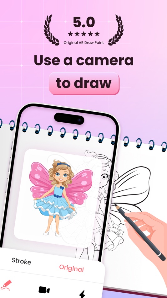#1. AR Draw Paint: Trace & Sketch (iOS) By: Trang Ho Minh