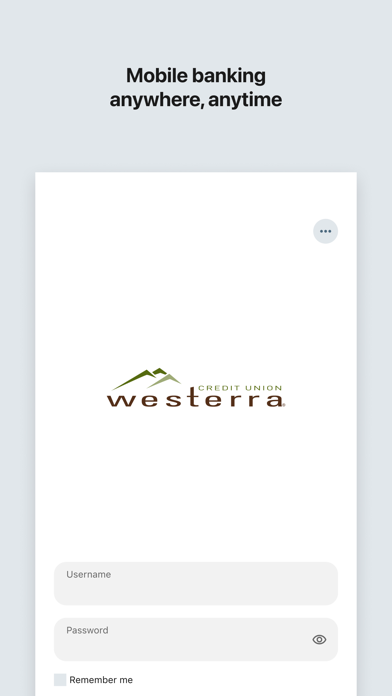 Westerra CU Business Banking Screenshot