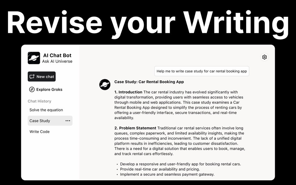 #5. AI Chat Bot : Ask AI Universe (macOS) 由: Azam Sarwar