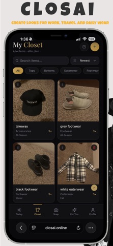 Closai: Smart Wardrobe AI screenshot