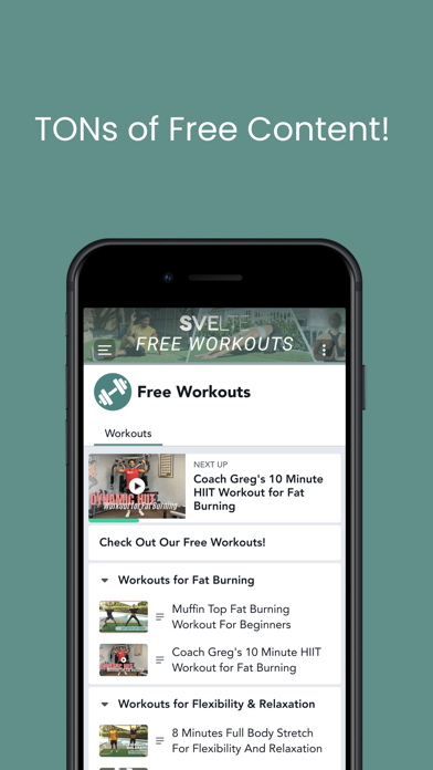 Svelte: At Home Fitness Screenshot
