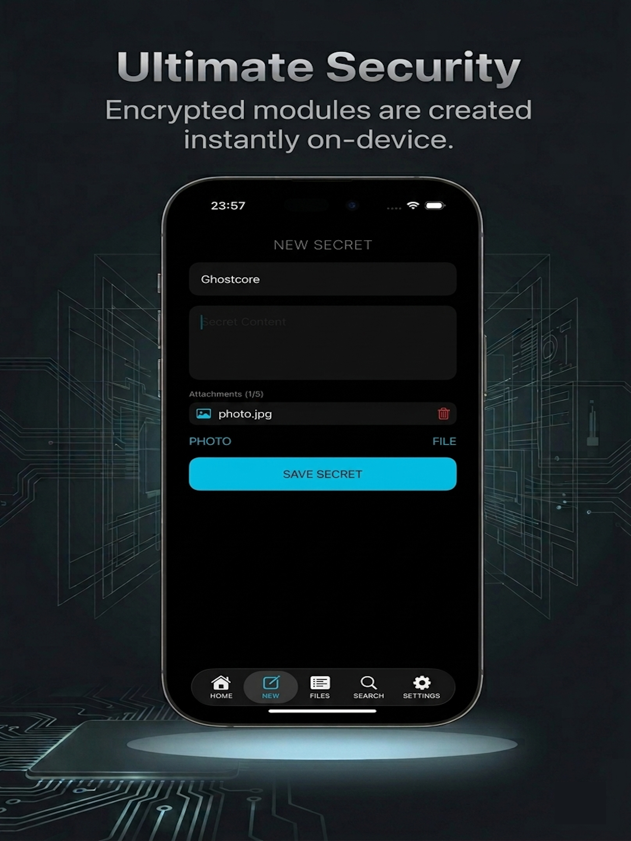 GhostCore：Offline Crypto Vault screenshot 16