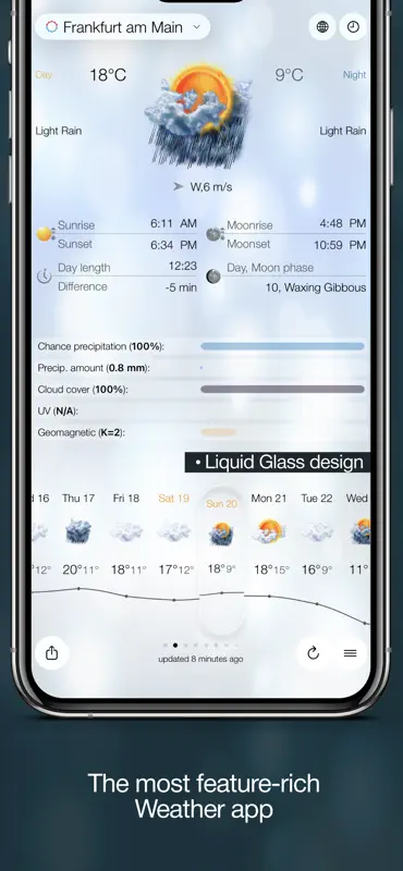 eWeather HD: Weather,Air,Tides screenshot 2 of 8