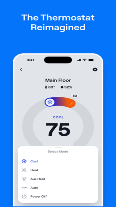 Screenshot #1 pour Carrier® Côr™ Thermostat