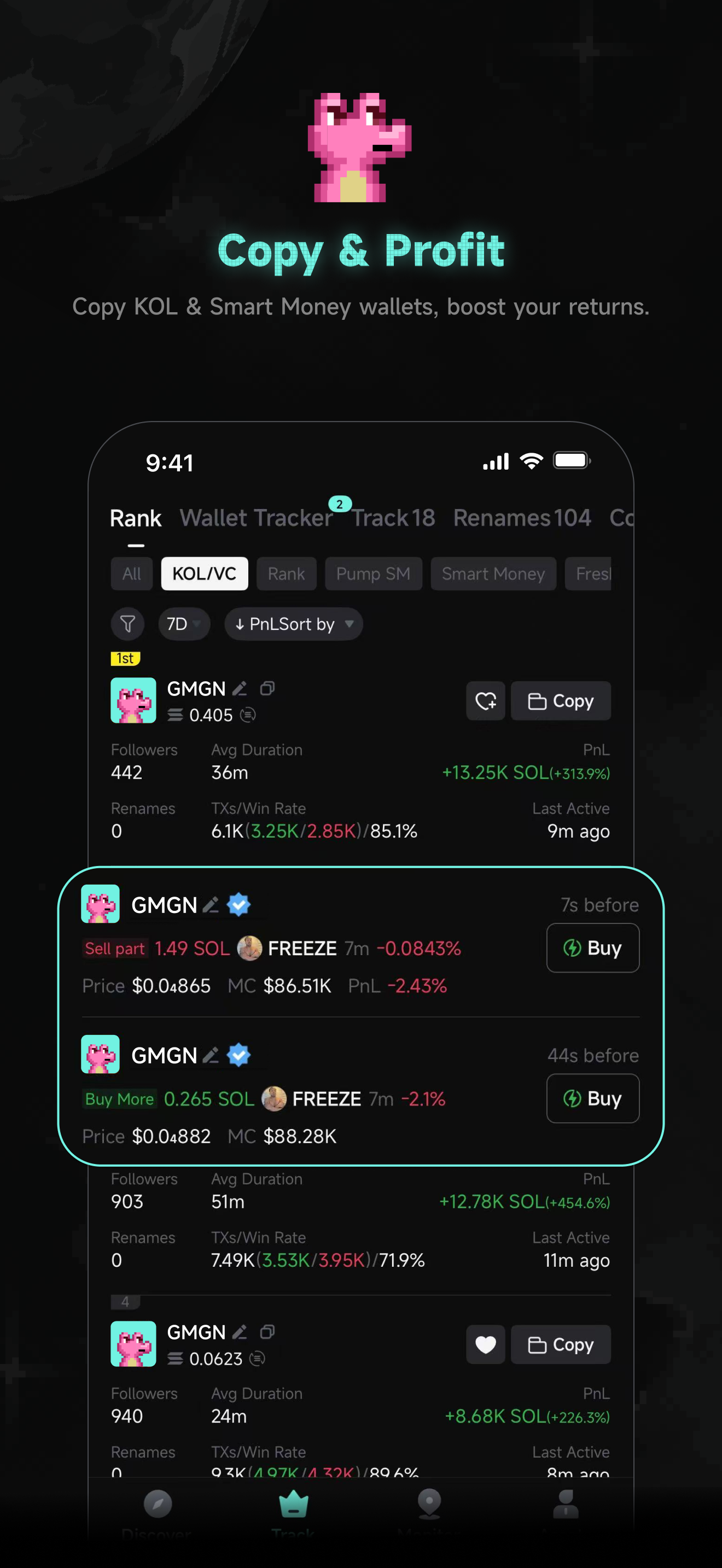 GMGN - Meme Track on Decrypt IPA Store