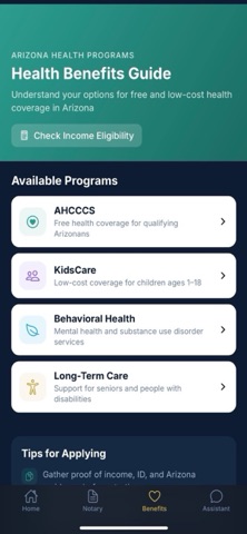 NotaryCare Connect iPhone screenshot