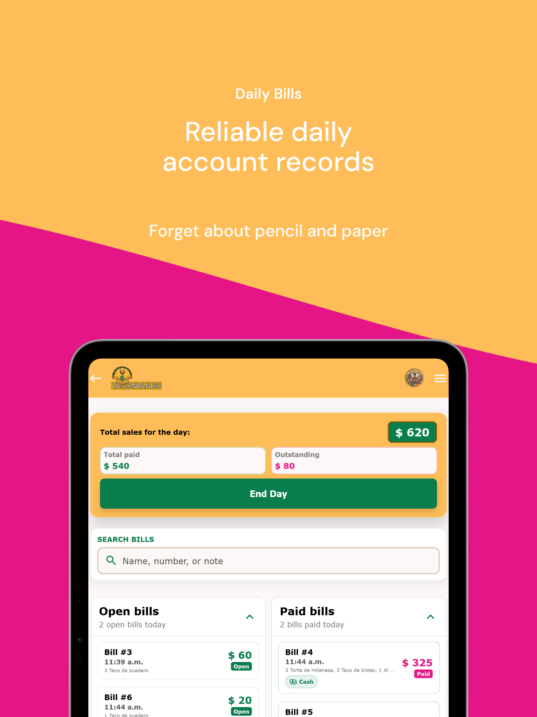 Tacontando: Sales Tracker screenshot 14
