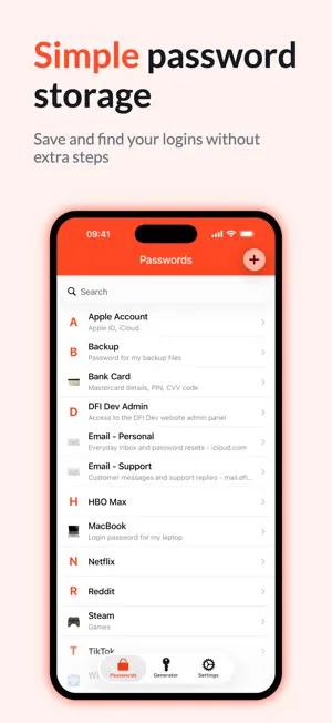 iPassworder Password Manager screenshot 2