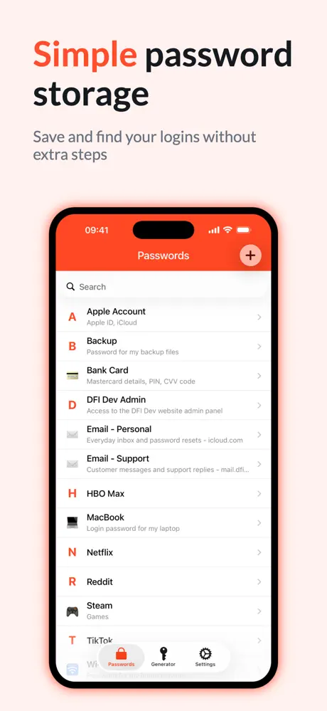iPassworder Password Manager screenshot 2