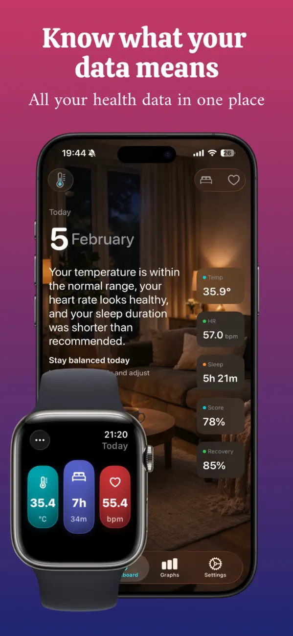 Screenshot #3 pour Watch Wrist Temp: Traqueur