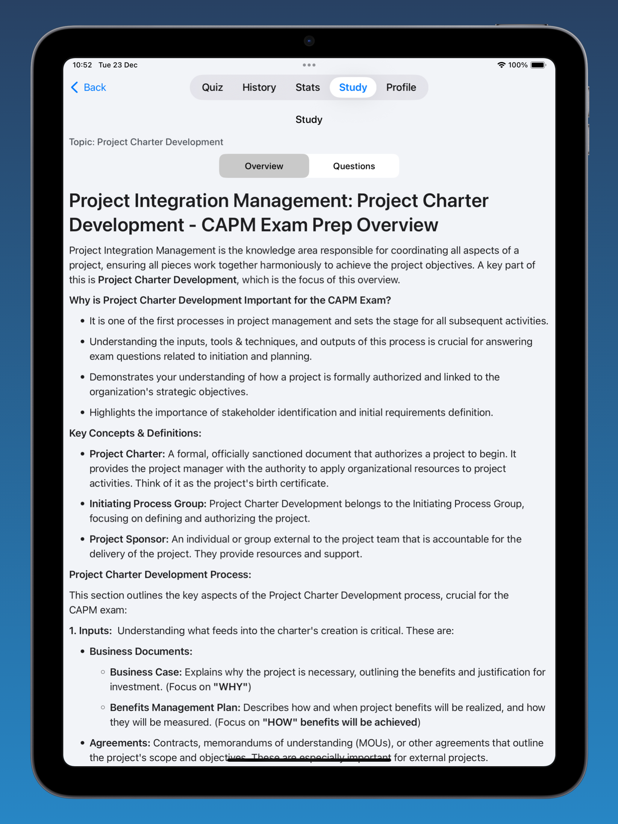 CAPM Exam Prep screenshot 13