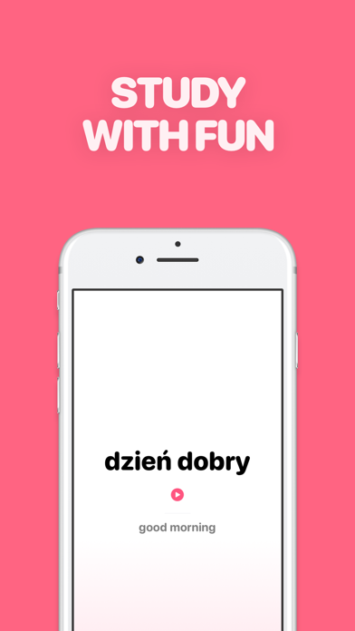 Learn Polish - LingoCat iPhone screenshot 2 - Education app