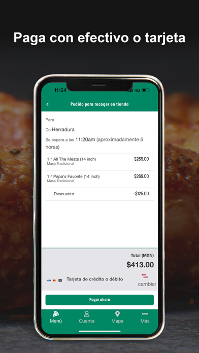 Papa John's Pizza México Screenshot