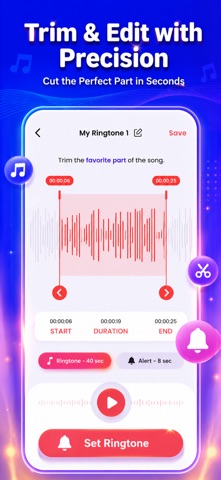 ClipTone: Ringtone Maker iPhone screenshot