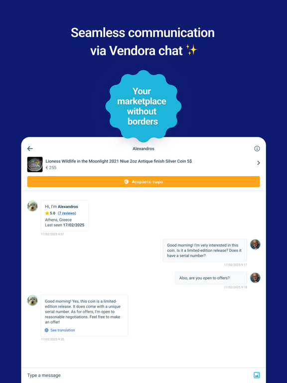 Vendora - Buy & Sell iPad screenshot 4 - Shopping app