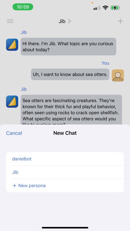 Jib - fast, voice-based AI screenshot-3