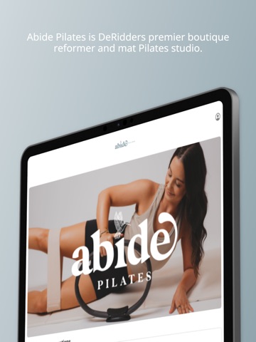 Abide Pilates iPad screenshot