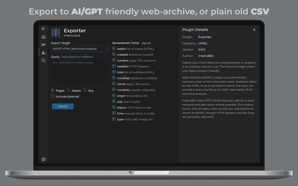 #6. InterroBot Desktop (macOS) Przez: Pragmar LLC